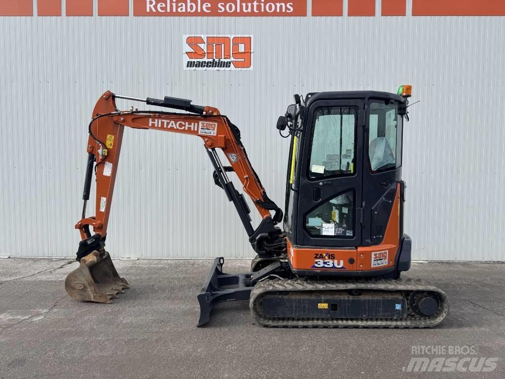 Hitachi ZX 33 U-6 Minigrävare < 7t