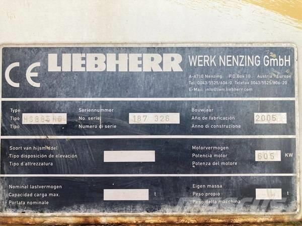 Liebherr HS 885 HD Bangående Kranar