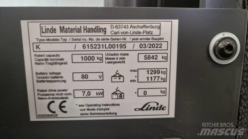 Linde K Elmotviktstruckar