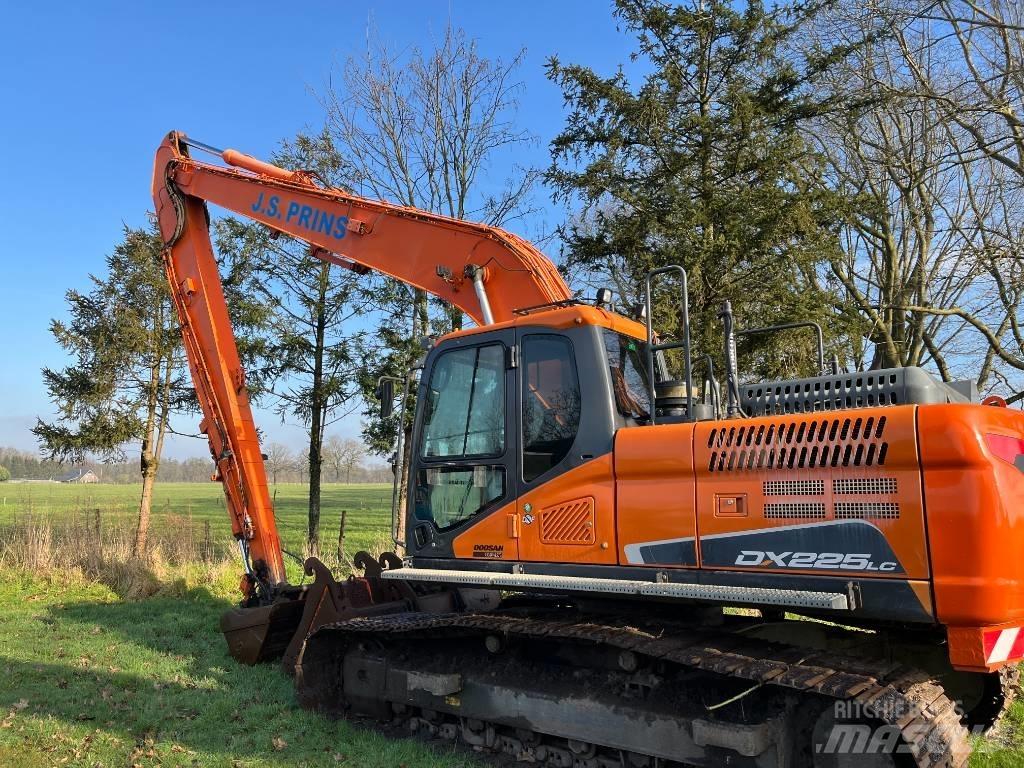 Doosan Dx225-5 Grävmaskiner med lång räckvidd