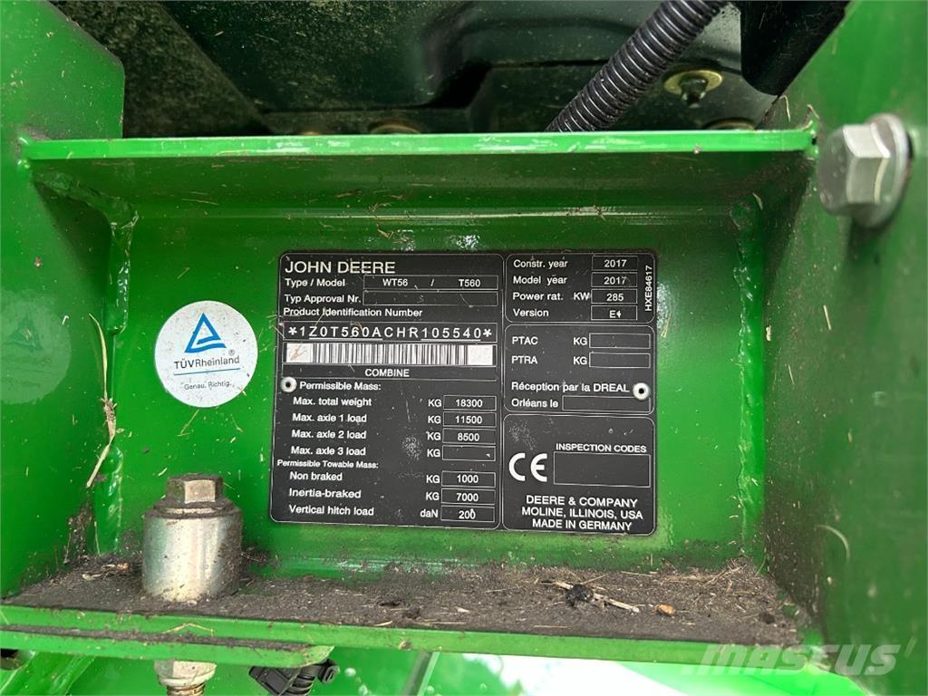 John Deere T560 Skördetröskor