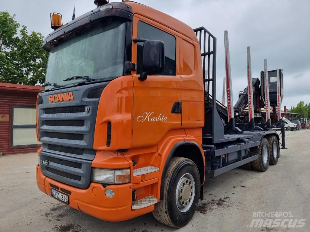 Scania R 580 Timmerbilar