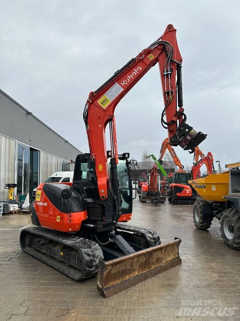 Kubota KX 080-4 Midigrävmaskiner 7t - 12t