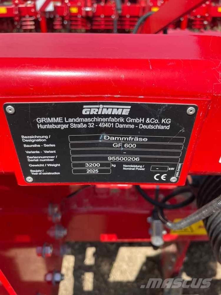 Grimme GF 600 Potatisodlingsutrustning - Övrigt