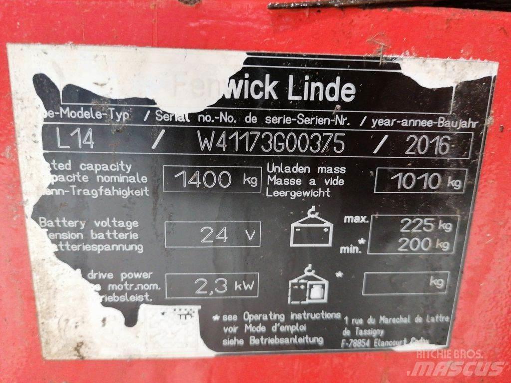 Linde L14 Staplare-led