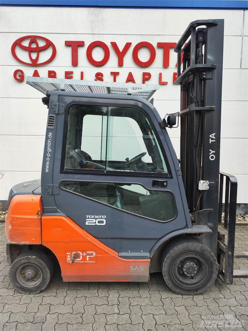 Toyota 02-8FDF20 Dieselmotviktstruckar
