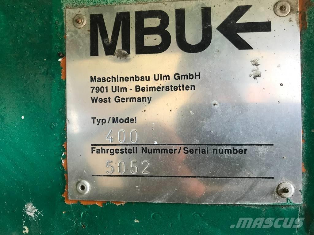 MBU 400 Asfaltsläggningsmaskiner