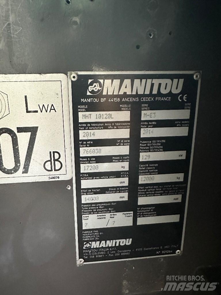 Manitou MHT 10120 L Teleskoplastare