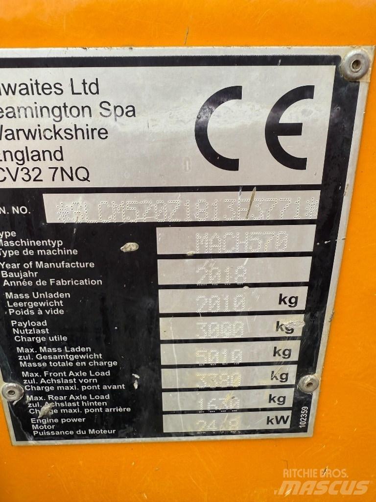 Thwaites 3 ton Minidumprar
