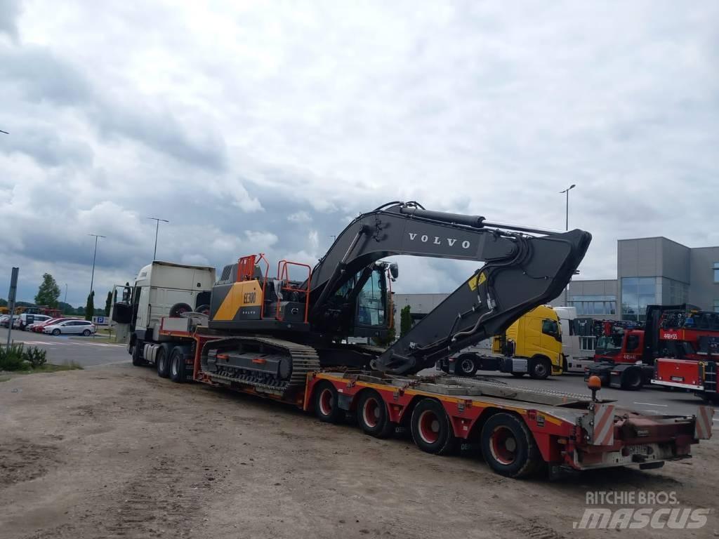 MAX Trailer tiefbett Låg lastande semi trailer