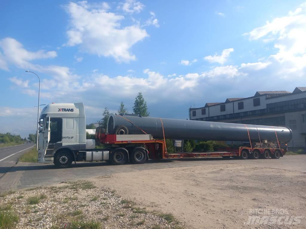 MAX Trailer tiefbett Låg lastande semi trailer