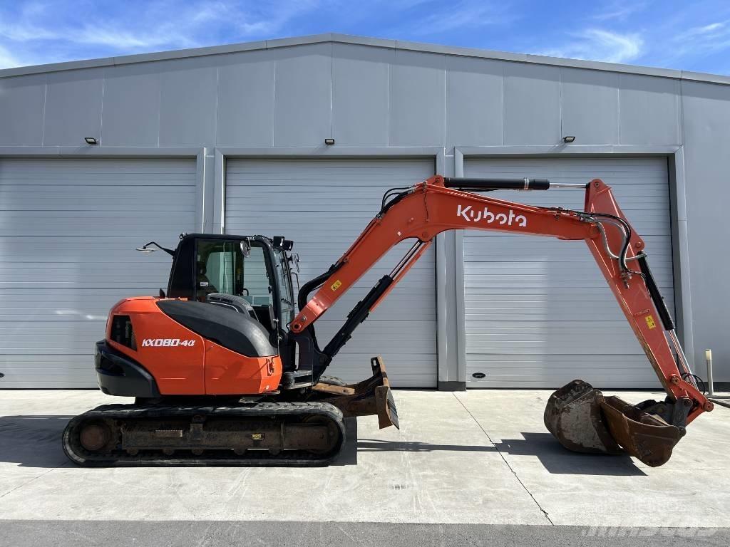 Kubota KX 080-4 Midigrävmaskiner 7t - 12t