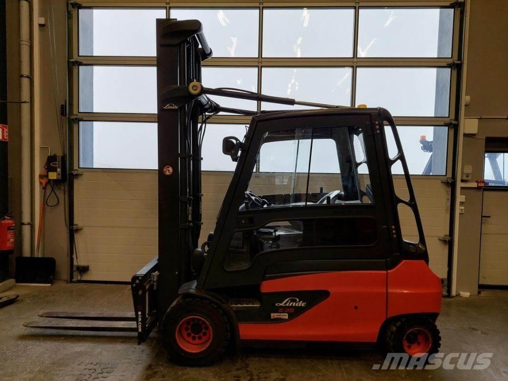 Linde E 35 Elmotviktstruckar