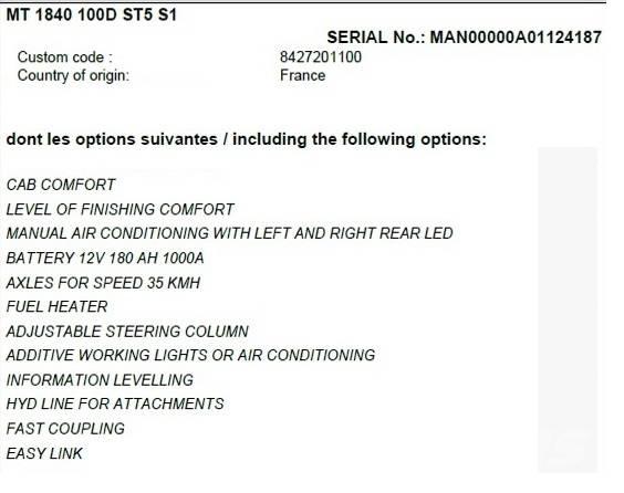 Manitou MT 1840 Teleskoplastare