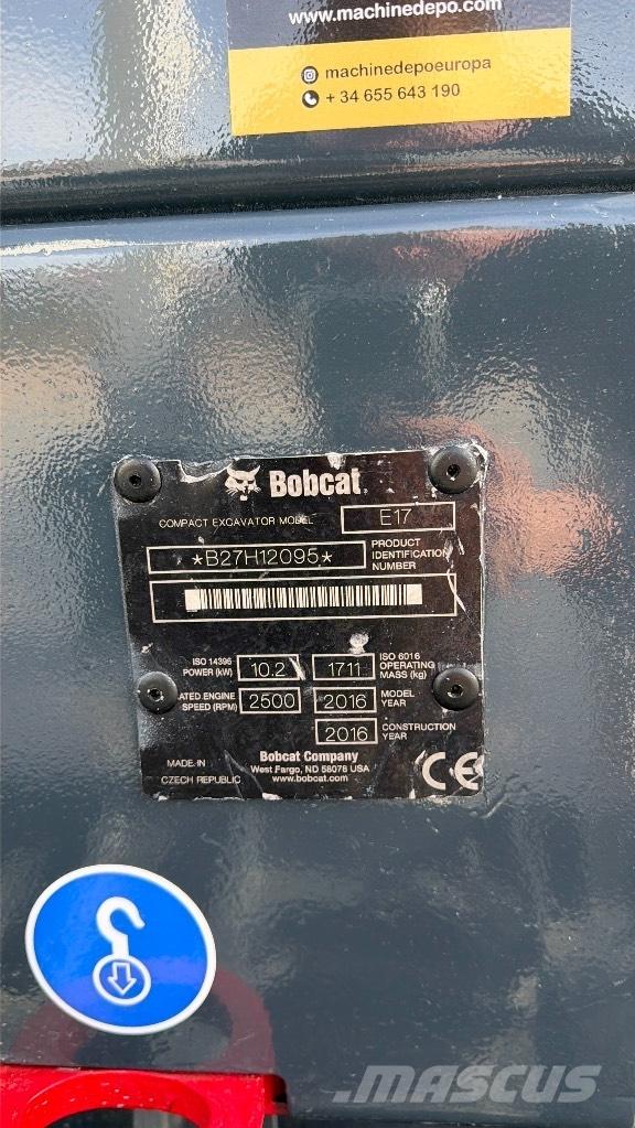 Bobcat E 17 Minigrävare < 7t