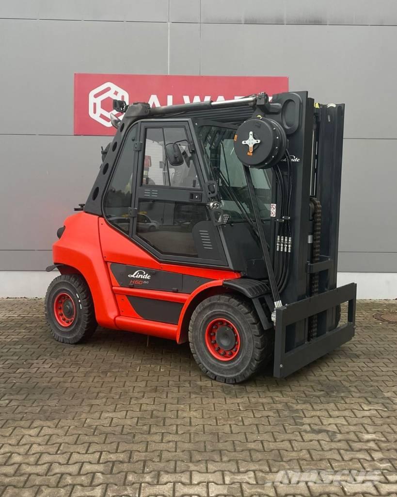 Linde H60T Gasolmotviktstruckar