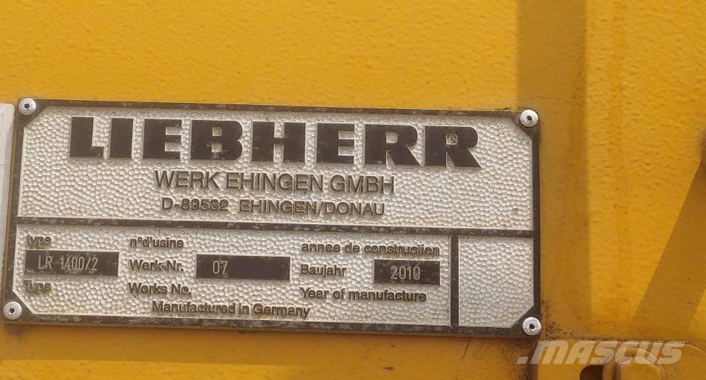 Liebherr LR 1400-2 Bangående Kranar