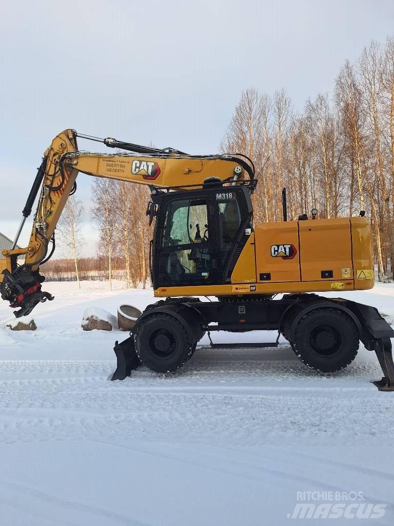 CAT M 318 Hjulgrävare