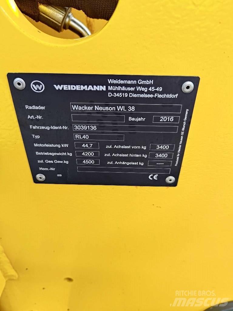 Wacker Neuson WL 38 Hjullastare