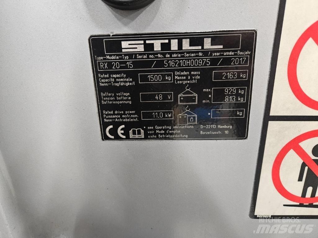 Still RX 20-15 Elmotviktstruckar