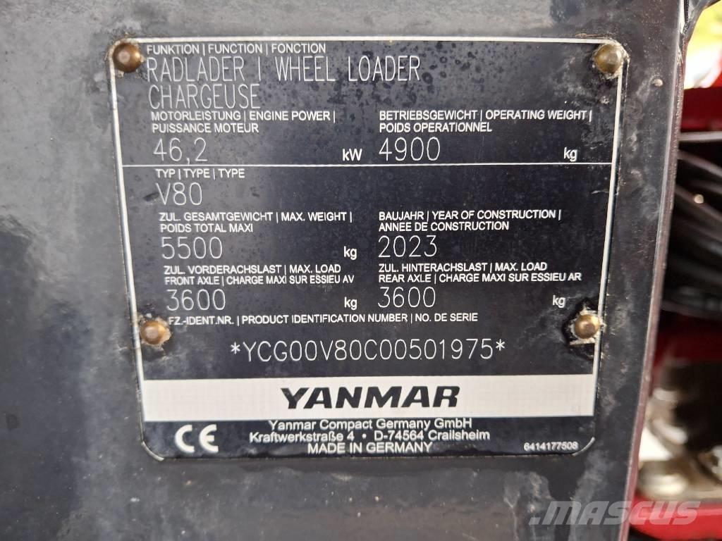 Yanmar V 80 Hjullastare