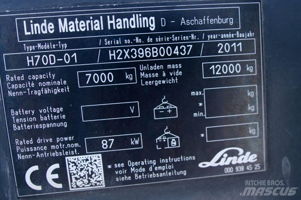 Linde H70D-01 Dieselmotviktstruckar