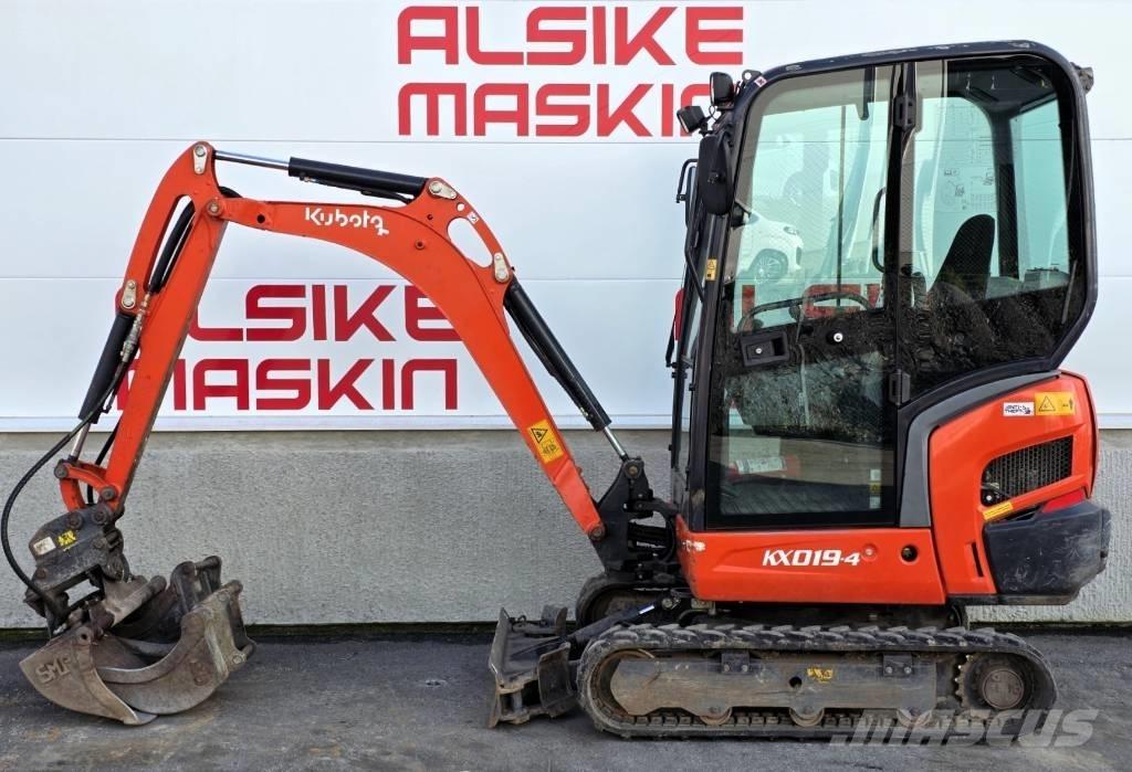 Kubota KX 019-4 Minigrävare < 7t