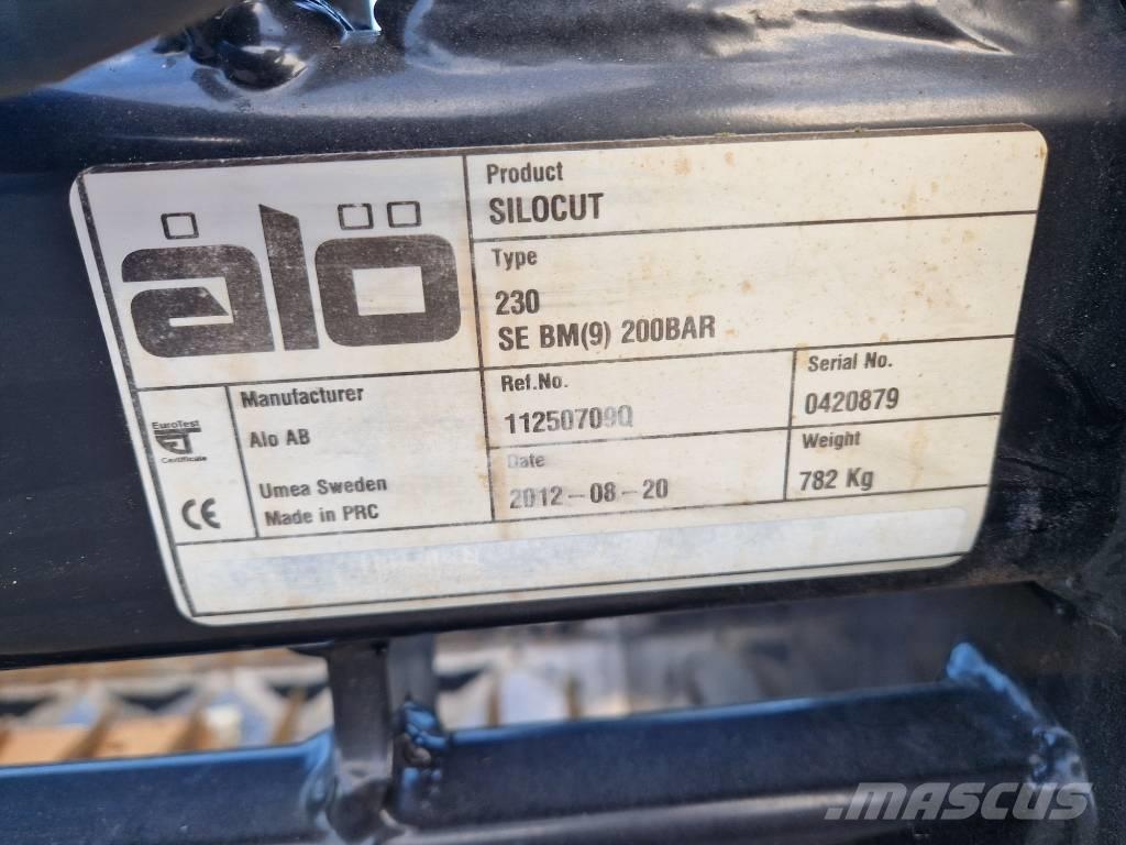 Ålö Silocut 230 . S-BM Lastarredskap