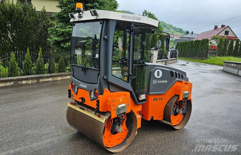 Hamm hd 14 vo Tvåvalsvältar