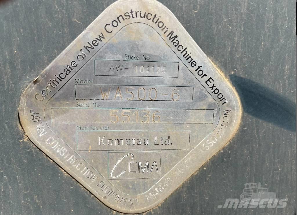 Komatsu WA 500-6 Hjullastare