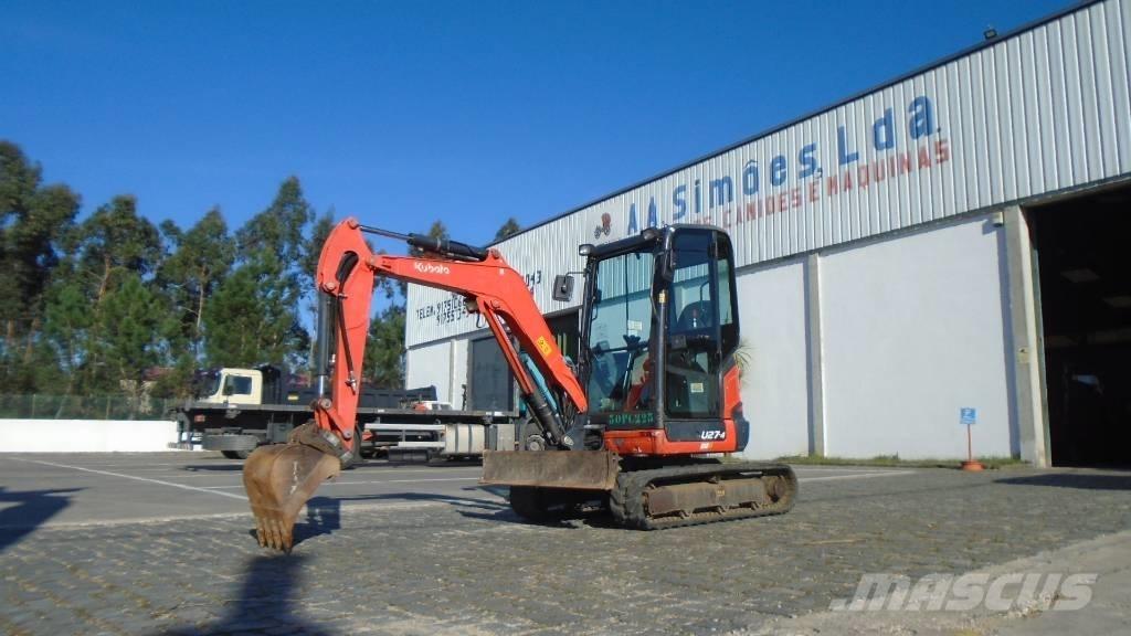 Kubota U 27-4 Minigrävare < 7t