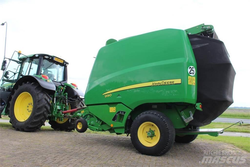 John Deere 990 Rundbalspressar