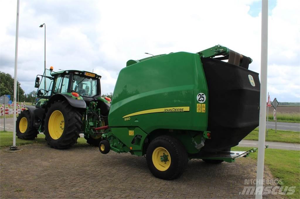 John Deere 990 Rundbalspressar