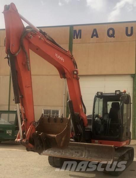 Kubota KX080-4 Midigrävmaskiner 7t - 12t