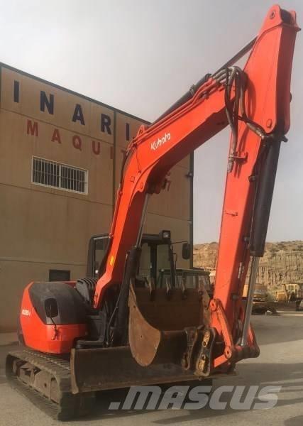 Kubota KX080-4 Midigrävmaskiner 7t - 12t