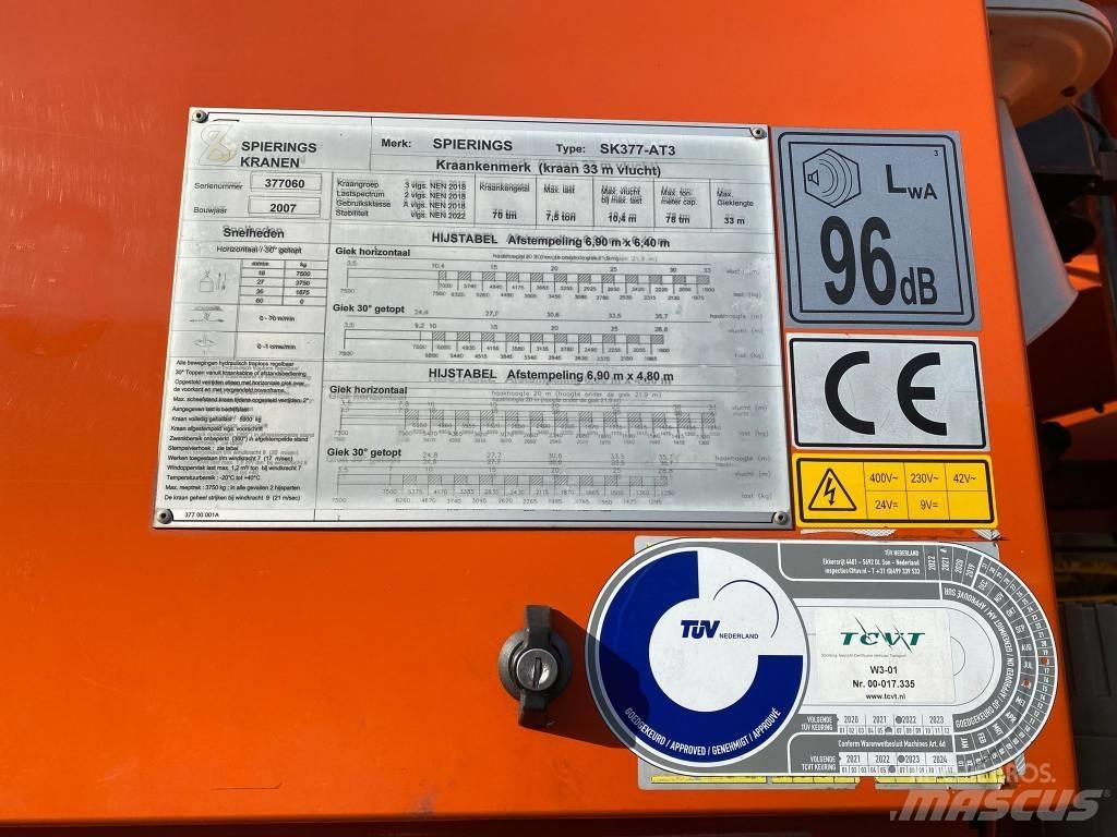 Spierings SK377 Byggkranar