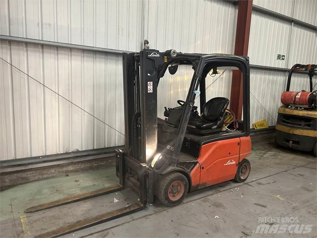 Linde E16P-01 Elmotviktstruckar