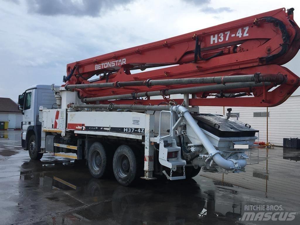 Betonstar 37M-4Z Lastbilar med betongpump