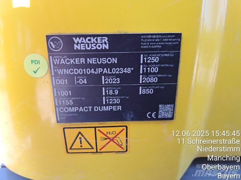 Wacker Neuson 1001 Minidumprar