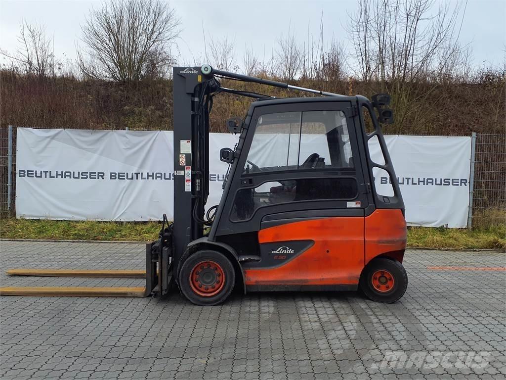Linde E50HL Elmotviktstruckar