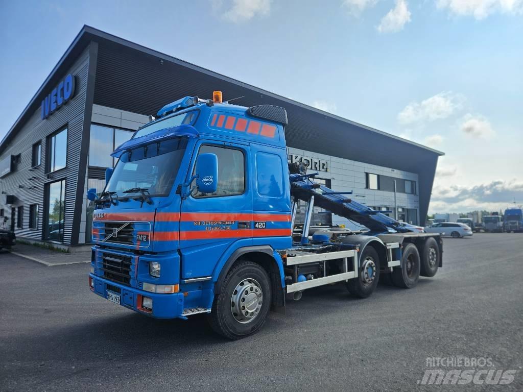 Volvo FM12 420 8x2 Lastväxlare med kabellift