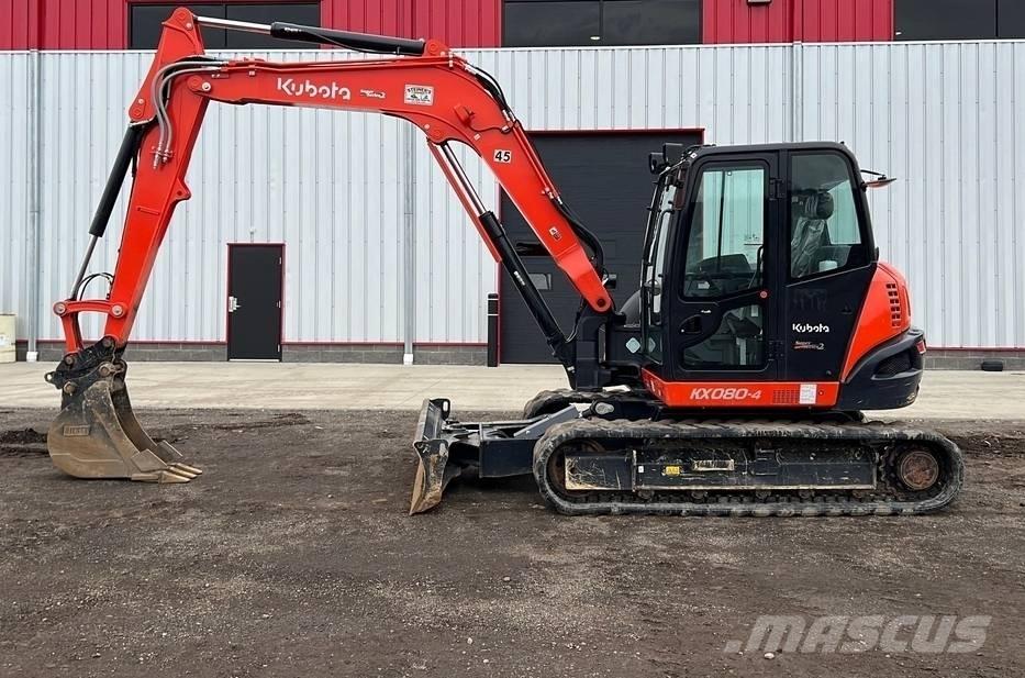 Kubota KX 080-4 Midigrävmaskiner 7t - 12t