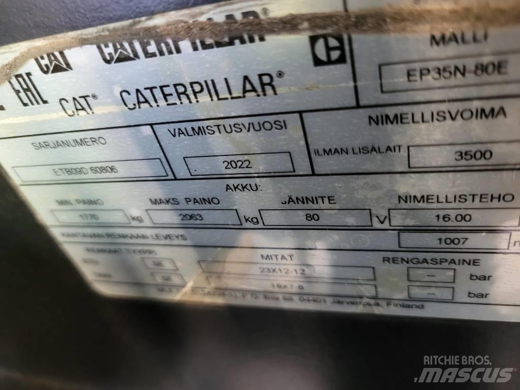 CAT EP35N Elmotviktstruckar