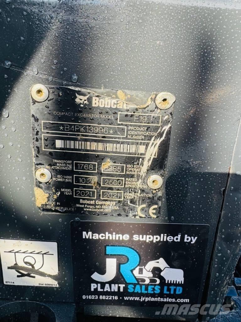Bobcat E 19 Minigrävare < 7t