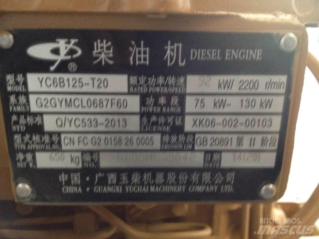 Yuchai YC6B125-T20 Motorer