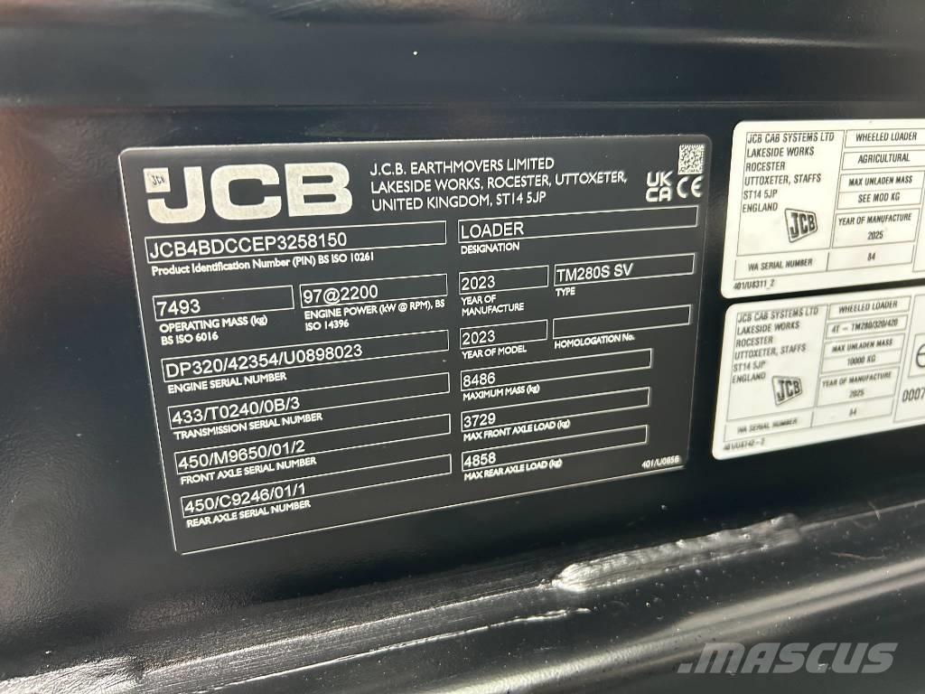 JCB TM280S Redskapsbärare för lantbruk