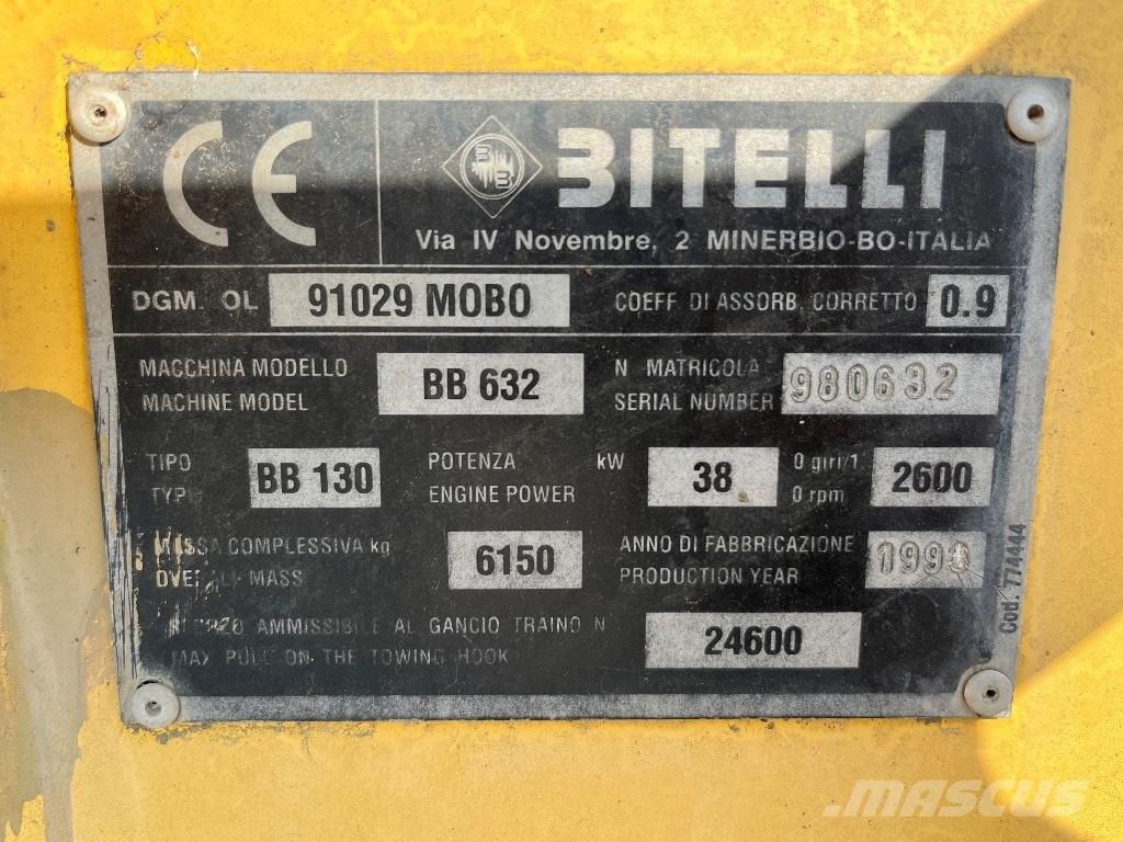 Bitelli BB 632 Asfaltsläggningsmaskiner