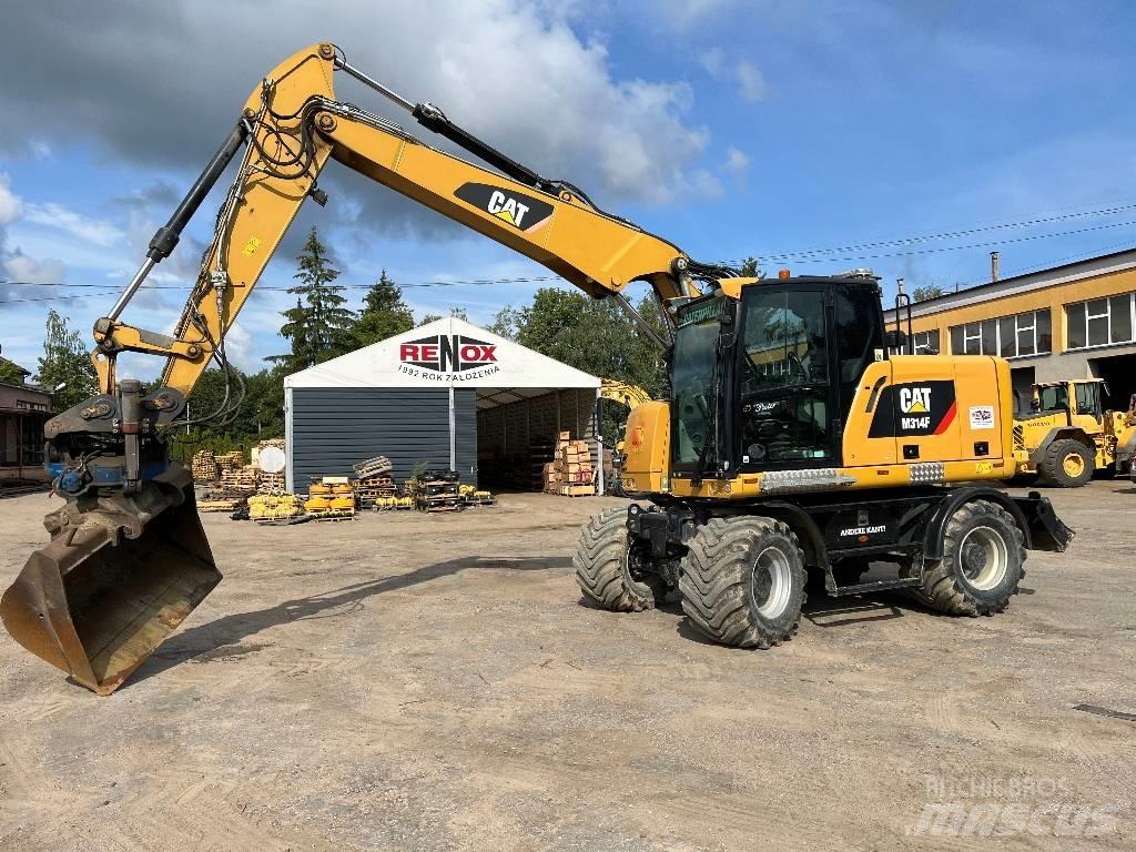CAT M 314 F Hjulgrävare