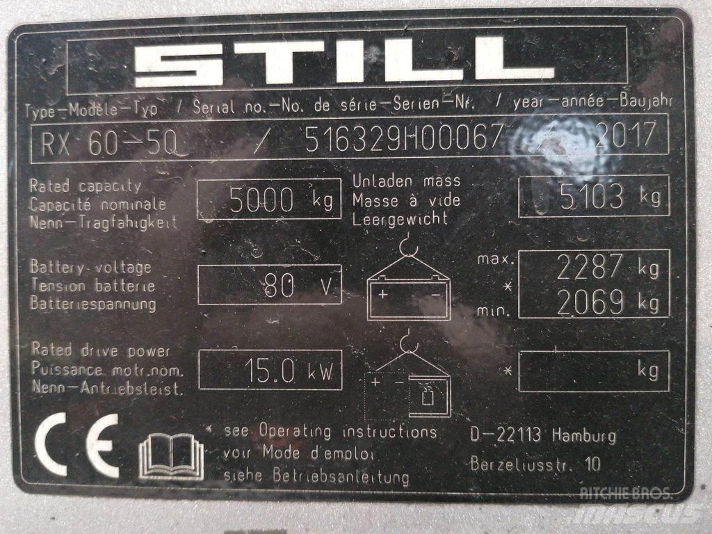 Still RX60-50 Elmotviktstruckar