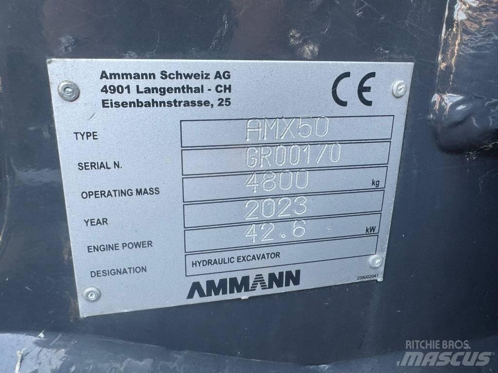 Ammann AMX 50 Minigrävare < 7t